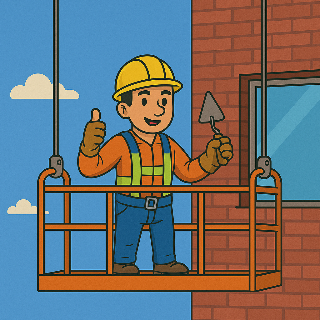 Curso online para personas competentes en andamios suspendidos.